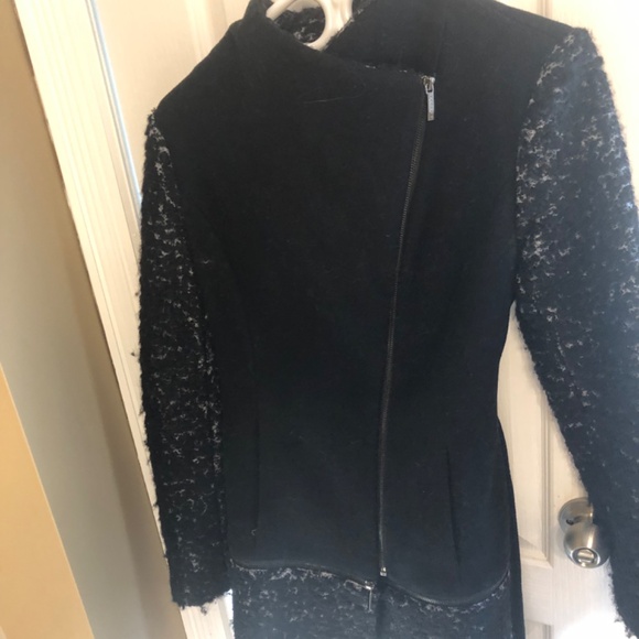 Multi Look Business Casual Wool Blend Medium Classic Coat - Picture 10 of 10